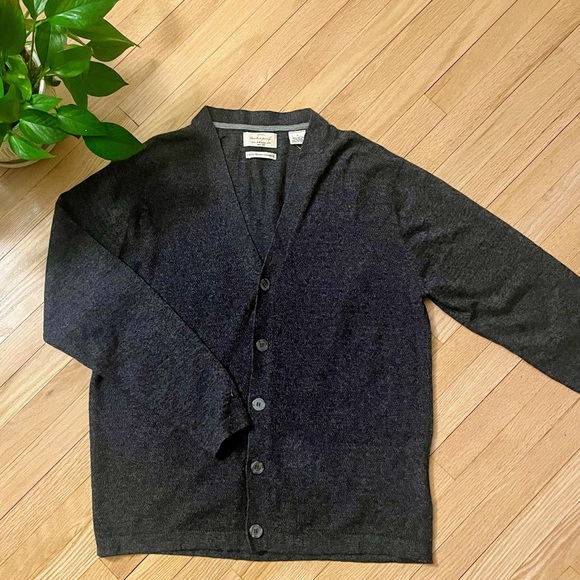 Banana Republic men’s Weatherproof Vintage cardigan gray size large - Picture 2 of 8
